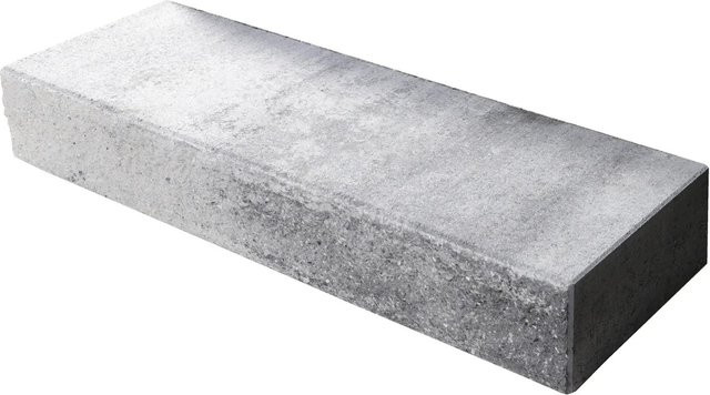 EHL Spaltstufe Weiß-Anthrazit B: 35 cm, H: 100 cm, T: 15 cm - Bild 1