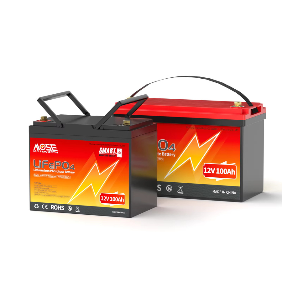 MOSEWORTH LiFePO4 12V 100Ah Lithiumbatterie mit Bluetooth BMS für Boot, Wohnmobil und Camper - Bild 7