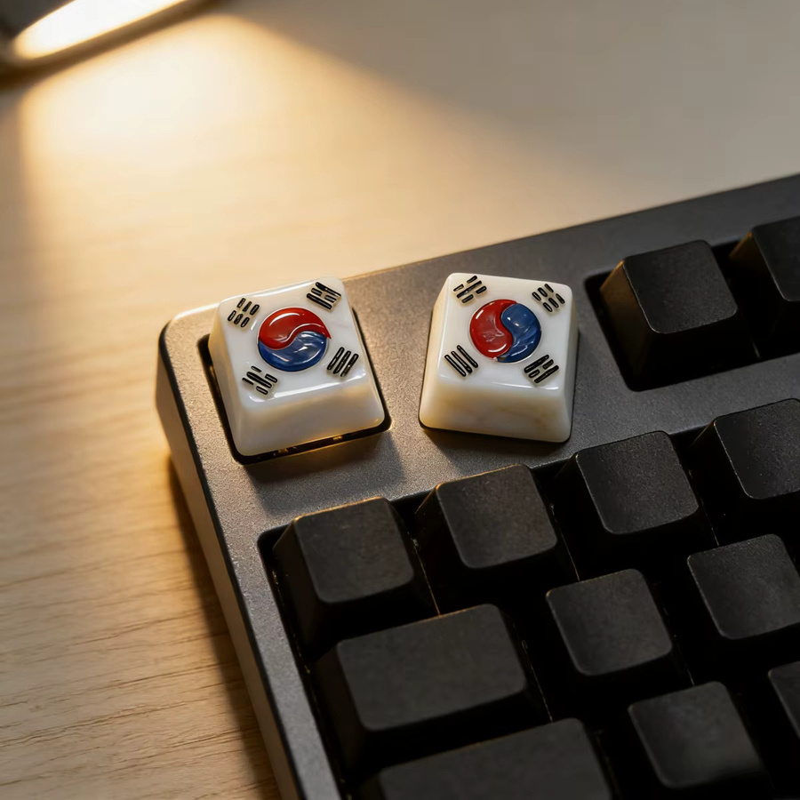 Krean Frag Style Tastenkappe für mechanische Tastaturen in Weiß - Bild 6