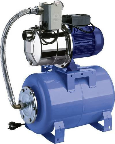Nowax HWN 1500 Hauswasserwerk in Blau aus Edelstahl mit 4300 l/h Förderleistung und 230V Anschluss - Bild 1