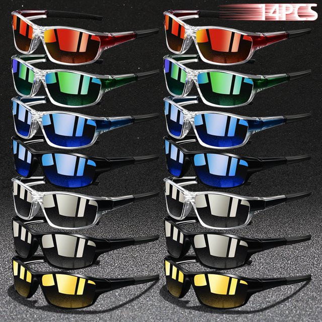 Sportsonnenbrille, Unisex, Vollrand, Kunststoff - Bild 1