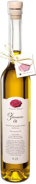 Gourmet Berner Zitronenöl Natives Olivenöl extra 0,2 l - Bild 1