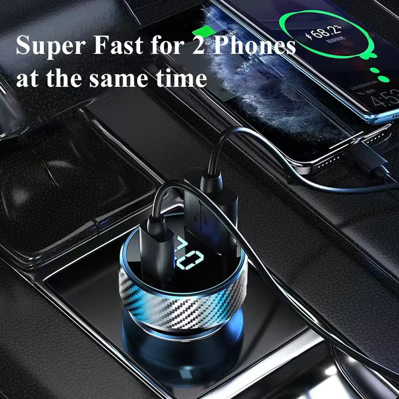 UYUXIO 300 W USB-Autoladegerät mit USB-C und Spannungsüberwachung für iPhone 15 Pro Max, Samsung, OPPO, VIVO und Huawei - Bild 5