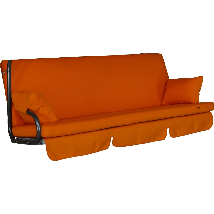 Angerer Hollywoodschaukel Auflage Element Detroit in Orange mit waschbarem Bezug - Bild 2