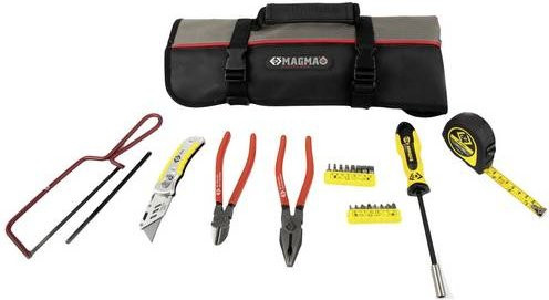 C.K Werkzeugset T5970 Handwerker-Set in Schwarz, 23-teilig mit Tasche