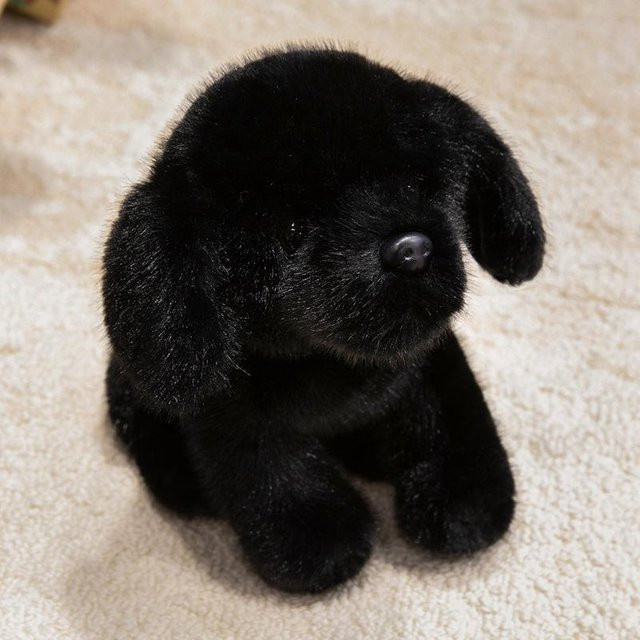 Niedliche Haustierhunde Plüschtiere, Husky Bernhardiner Schäferhund Samojede Labrador, Puppe, 40cm, ab 14 Jahren - Bild 1