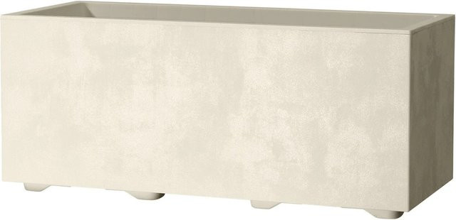 Deroma Pflanzkasten Millennium in Perlweiß, B/T/H: 59 x 25 x 25 cm - Bild 1