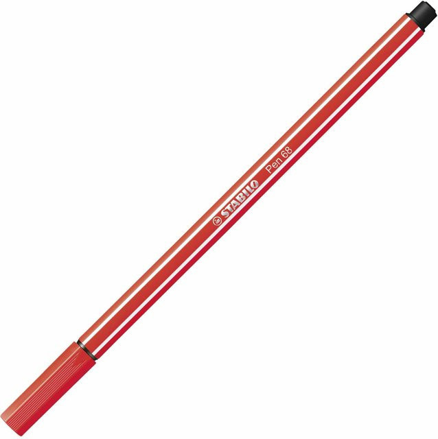 STABILO Pen 68 Textmarker in Hellrot mit feiner Spitze - Bild 1