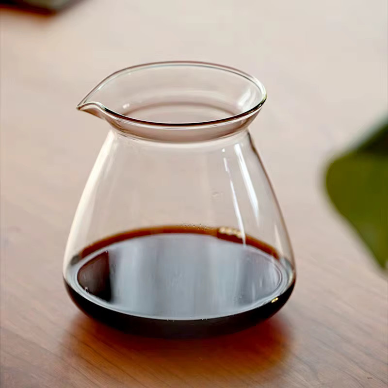 BenRussell Glas Kaffeekanne für Eis Kaffee und Handbrauer, transparent, 500 ml - Bild 3