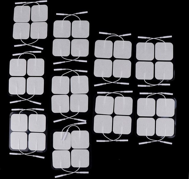 40 Ersatz-Tens-Elektrodenpads von Baseline Manner in Weiß für deinen Muskelstimulator - Bild 1