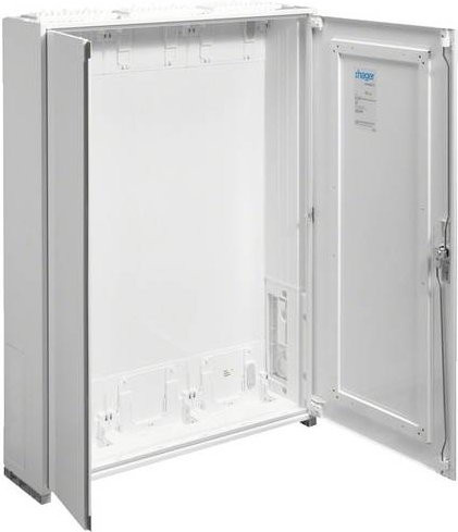 Hager Zählerschrank ZB33W Aufputz aus Stahl in Weiß, B/T/H: 80,0 x 20,5 x 110,0 cm - Bild 1