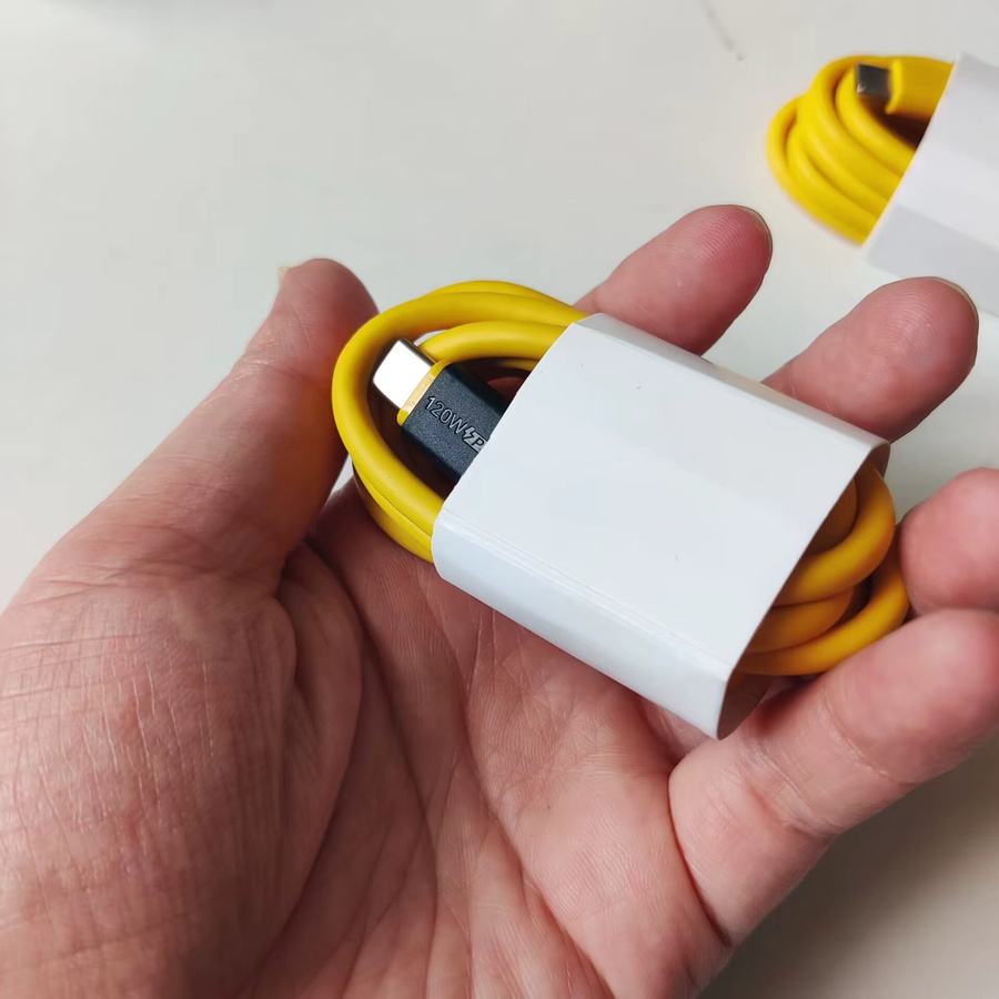 USB-C Schnellladekabel für Xiaomi Redmi K70 K80 14 15 Pro und OnePlus 13, 120W 6A PD Typ C Ladekabel, Gelb - Bild 3
