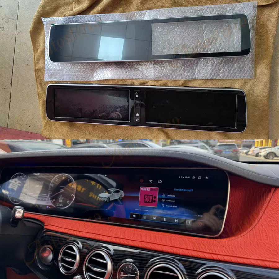 ZWNAV Android CarPlay Multimedia Player mit GPS Navigation für Mercedes Benz S Coupe W217 S63 S65 C217 W222 AMG in Schwarz - Bild 2