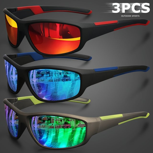 VEGUEROS Sportsonnenbrille, Vollrand, Kunststoff, Schwarz, Herren - Bild 1