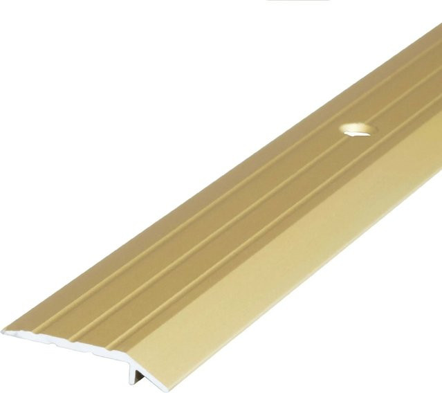 Dalsys Ausgleichsprofil aus Aluminium in Gold inklusive Befestigung, Länge: 180 cm, Breite: 30 mm - Bild 1