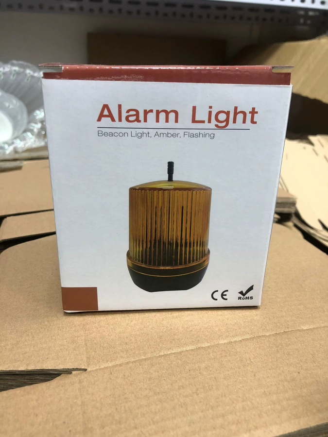 AC/DC 24V 230VAC LED-Blitz-Alarmlampe in Gelb für Schaukel-Schiebetoröffner, Barrieren und Tore als Sicherheitslicht für den Außenbereich - Bild 4