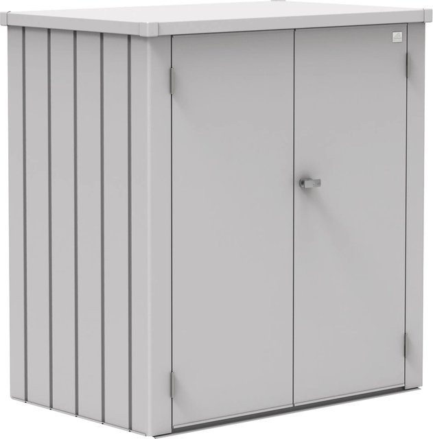 Biohort Terrassenschrank Romeo in Silber Metallic, B/T/H: 132 x 87 x 140 cm - Bild 1