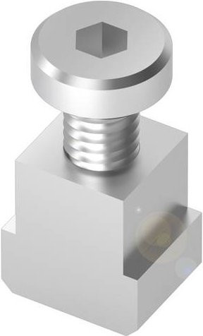 Balluff Haltewinkel BMF 305-HW-20 aus Messing in Silber - Bild 1