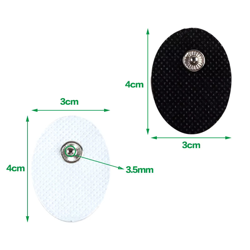 Selbstklebende Elektrodenpads von yinhang in Weiß als Ersatzset für TENS EMS Massagegeräte - Bild 4