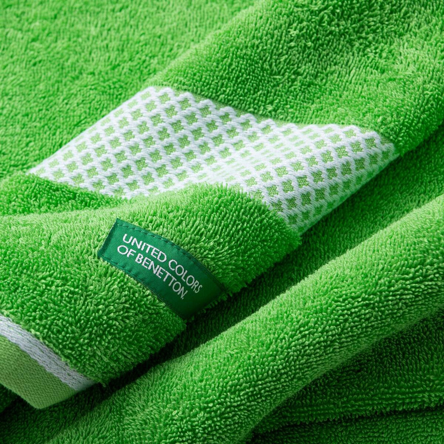 Benetton Badetuch Summer grün aus Baumwolle B: 70 cm, L: 140 cm - Bild 2