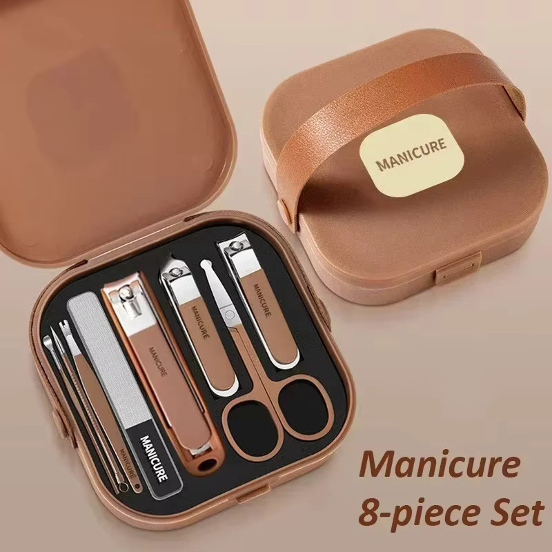 CNKESS Maniküre-Set, 8-teilig, Edelstahl, Unisex - Bild 1