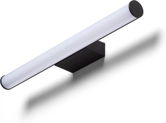Rendl Deckenleuchte Cassamba LED Schwarz mit milchfarbenem Acryl IP44 - Bild 1