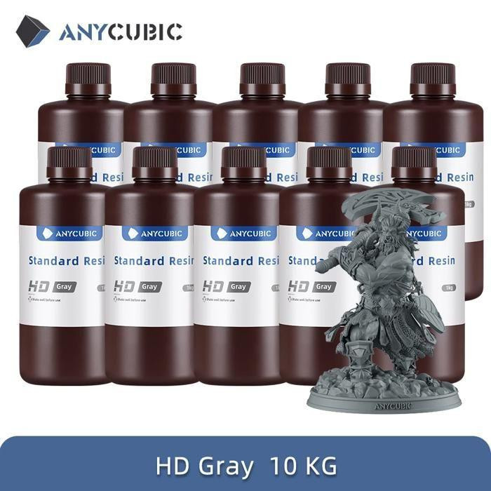 Anycubic UV-Harz 405nm für LCD-Drucker, 10 kg, Grau - Bild 2