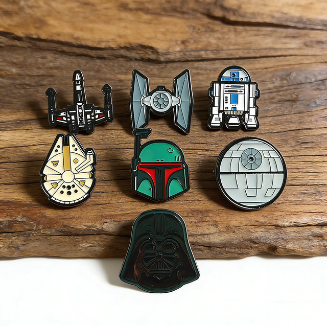 Star Wars Emaille-Pin-Set, Bunt, Verspielt - Bild 1