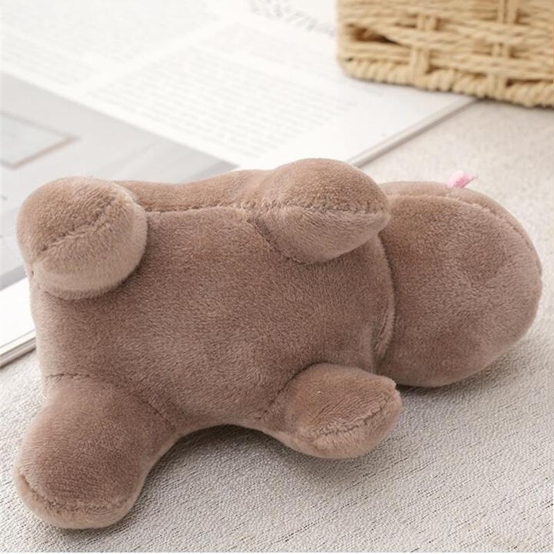 Kidsly Cartoon Tier Plüsch Spielzeug, Elefant Giraffe Nilpferd, 15cm - Bild 1