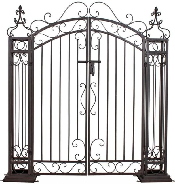 Garden Pleasure Pforte Galeras aus Metall in Rost-Optik mit antikem Look - Bild 1