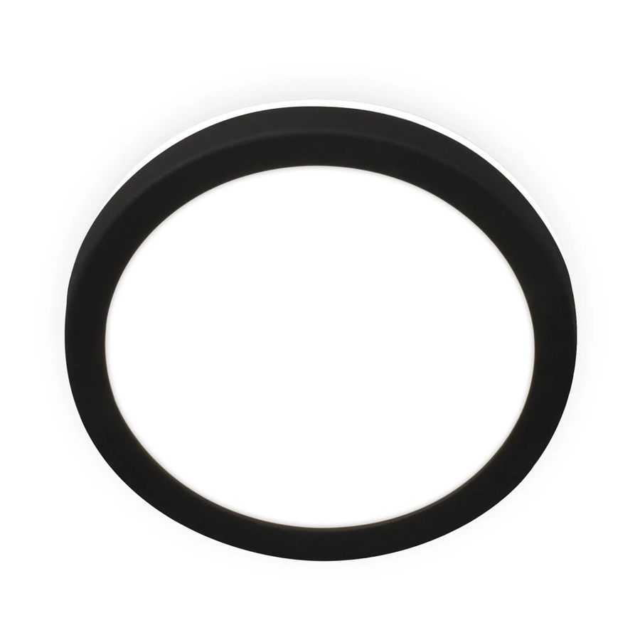 Briloner LED-Deckenleuchte Kada Ultraflach in Schwarz, Durchmesser: 19,2 cm, Höhe: 2,8 cm - Bild 2