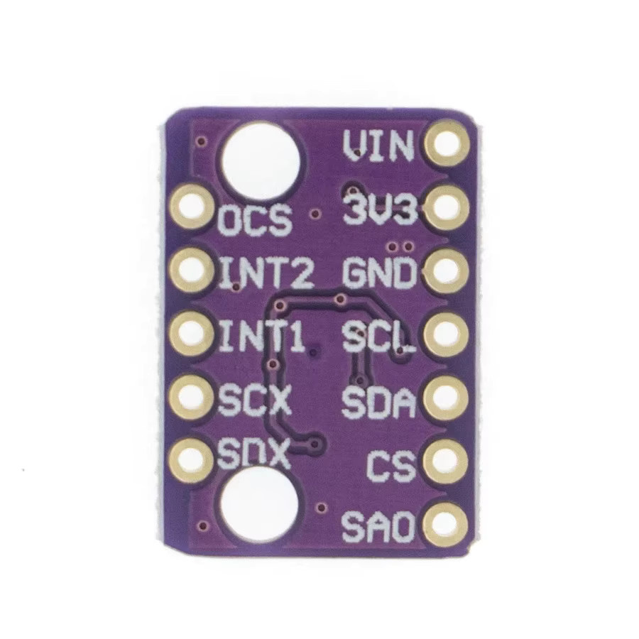 YANXD BMI160 Stance Accelerometer Gyroskopmodul 6 DOF Trägheitsmesssensor in Lila - Bild 3