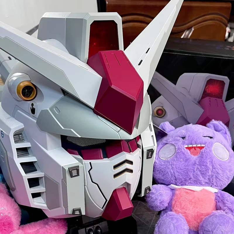 Bandai Gundam RX-78 BN Kopfserie, tragbarer Helm, mit Display-Basis - Bild 4