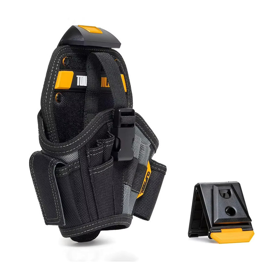 TOUGHBUILT ClipTech Bohrholster in Schwarz, robuste Werkzeugtasche für Elektriker und Zimmerleute - Bild 4