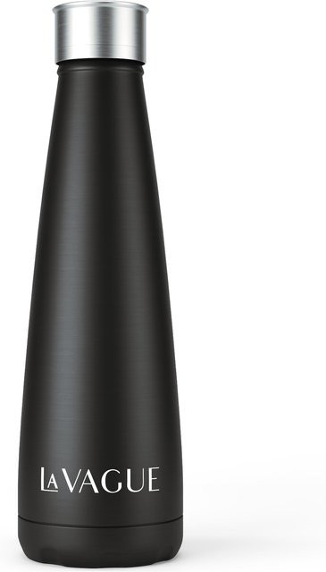 LA VAGUE Edelstahl-Isolierflasche GRAVITY in Black - Bild 1