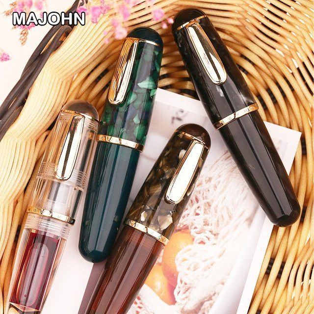MAJOHN Q1 Füllfederhalter aus Resin in Transparent und Multicolour - Bild 1