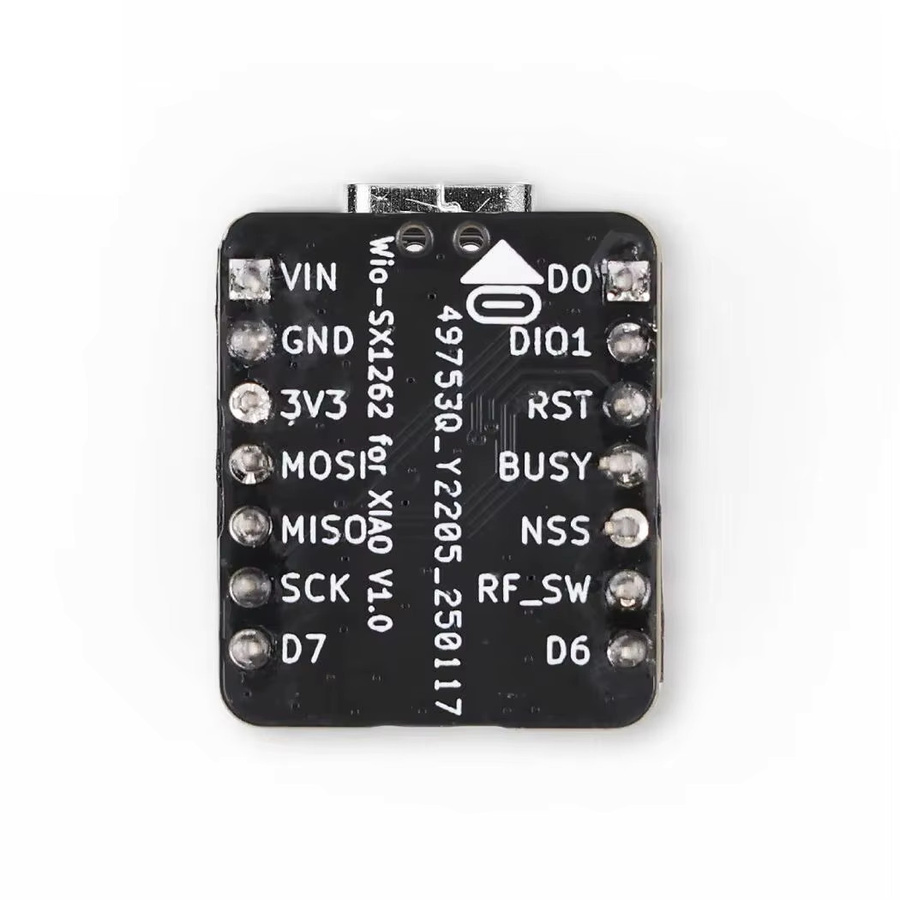 Seeed Studio Meshtastic Entwicklungsboard XIAO nRF52840 & Wio SX1262 Kit mit LoRa Antenne, Bluetooth und NFC, Schwarz - Bild 3
