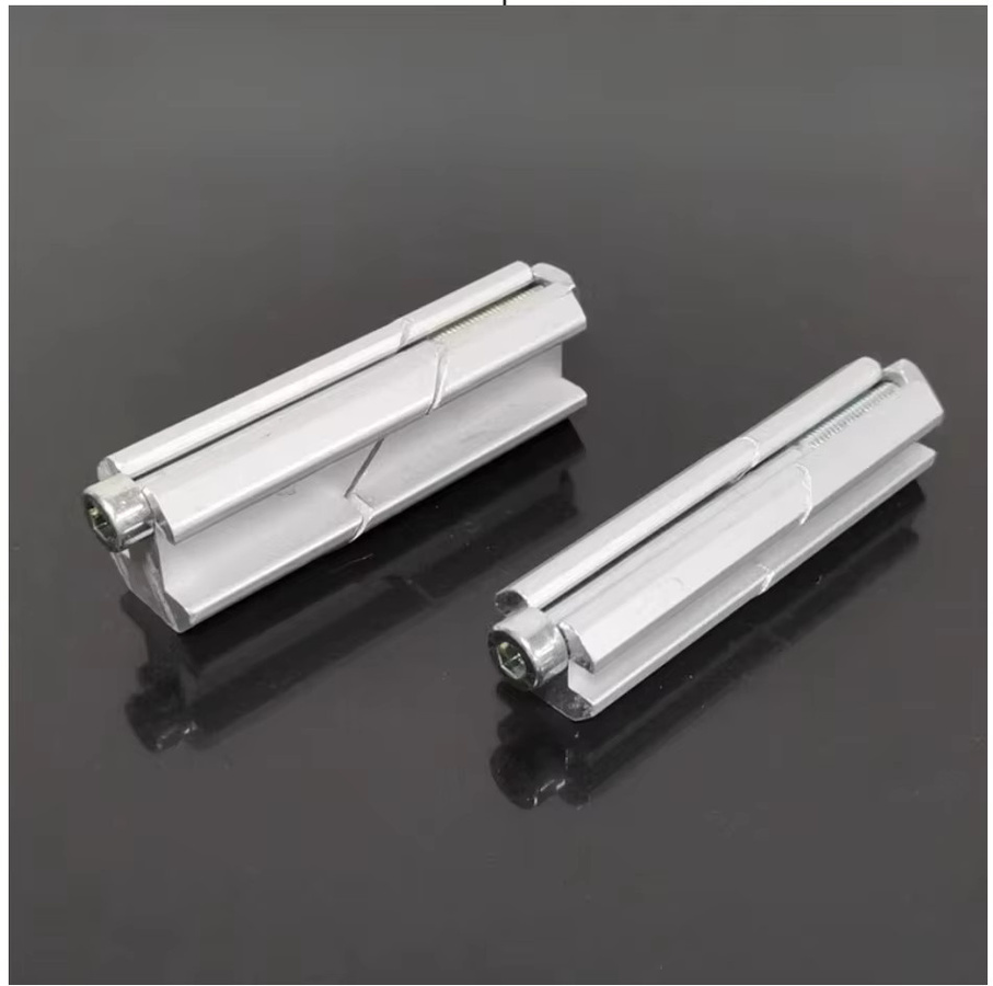 Parallelverbinder aus Aluminium für Aluminiumprofile, silberfarbener Docking-Fixierblock als gerader Klemmverbindungsverschluss, 1 Stück - Bild 2