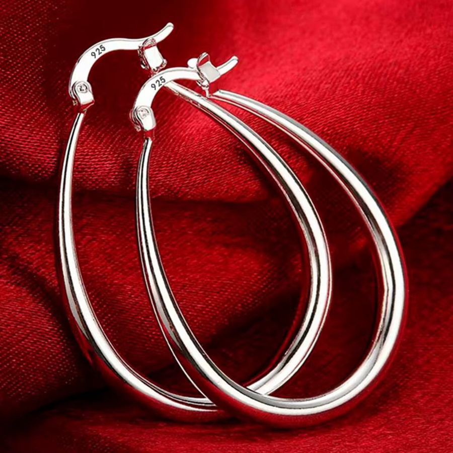 DOTEFFIL Ohrringe 925 Silber, 41 mm, Damen - Bild 2