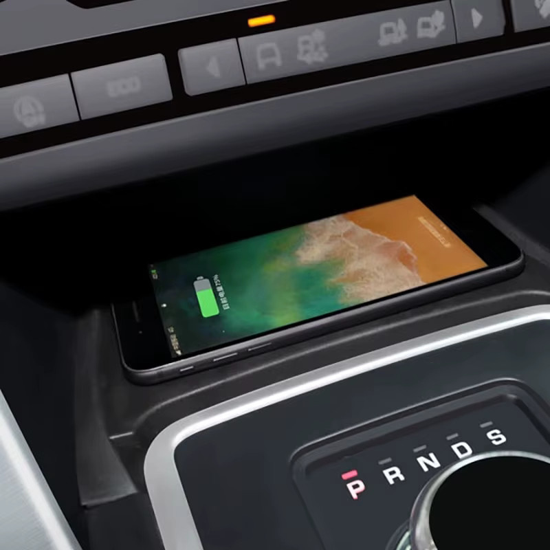 Carinway 15W kabelloses Autoladegerät für Land Rover Discovery Sport 2015-2019, Ladehalterung für dein Handy in Schwarz - Bild 1