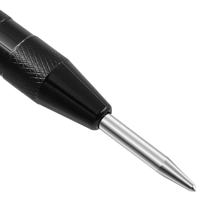 Automatischer Federpunktstempel in Silber aus Metall als Zentrierpunktstempel und Glasbrecher - Bild 4