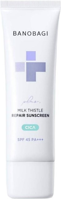 BANOBAGI Mariendistel Repair Cica Sonnencreme, LSF 45, 50 ml - Bild 1