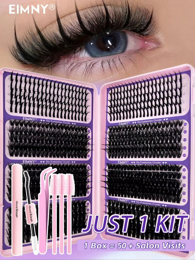 EIMNY Wimpernbüschel-Set, 760-teilig, 7 Stile, natürlich - Bild 6