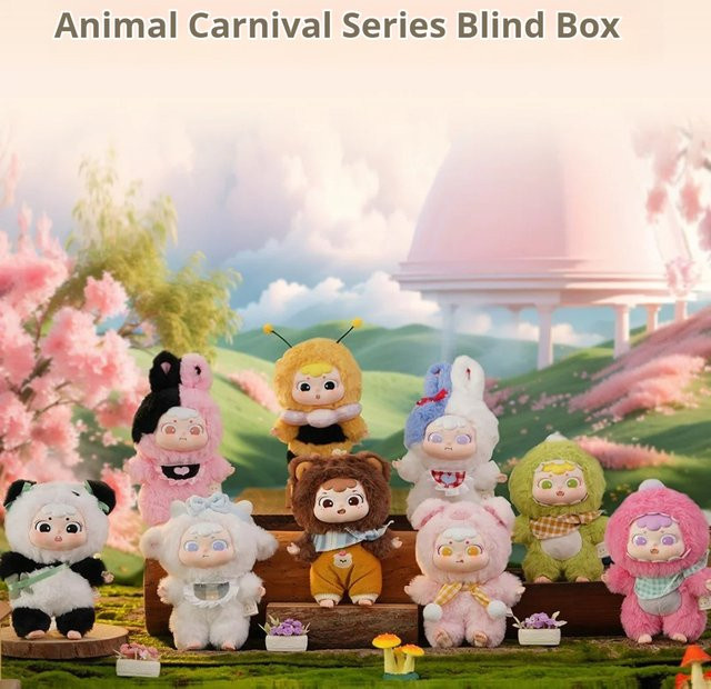 52TOYS Dai's Animal Crazy Party Blind Box, Plüschtiere, Bunt - Bild 1
