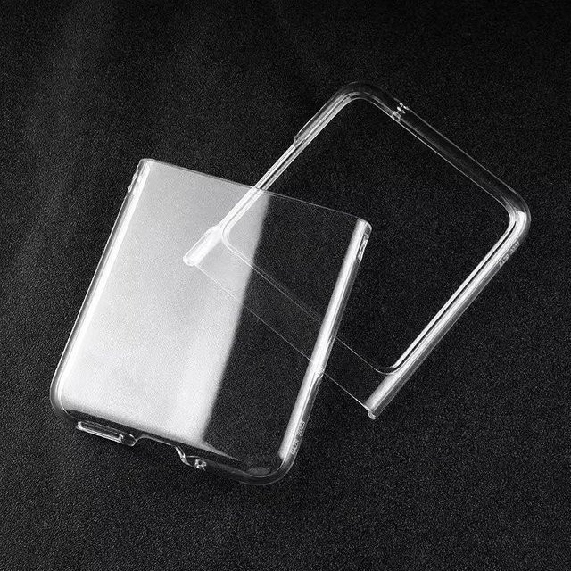 Transparente Schutzhülle aus hartem PC für Motorola Razr 50, Razr 40 Ultra und Razr 50 Ultra in Schwarz - Bild 1