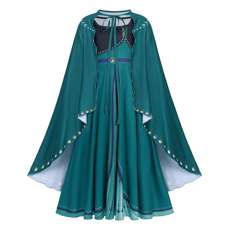 TONGTONGMI Prinzessin Cosplay Kleid, Prinzessin Fancy Dress Up Kleidung, Mädchen - Bild 2