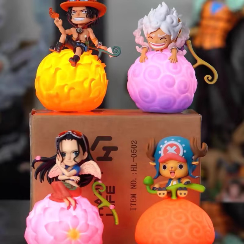 Bandai One Piece Devil Fruit Series Sprachgesteuertes Nachtlicht, Anime-Figur - Bild 4