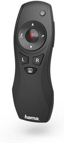 Hama X-Pointer 6in1 Wireless Laser Presenter mit USB-A in Schwarz und Rot - Bild 1