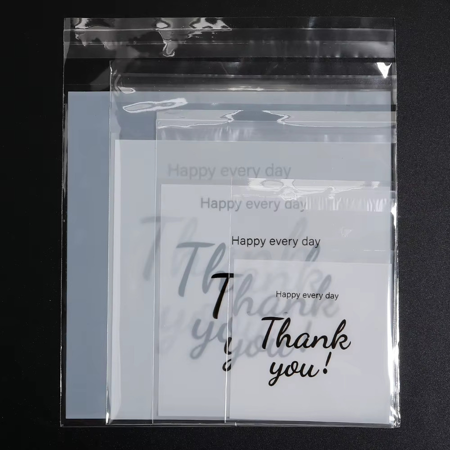 100 Stück transparente selbstklebende OPP Plastiktüten von louleur für Schmuck, Süßigkeiten und Geschenke - Bild 4
