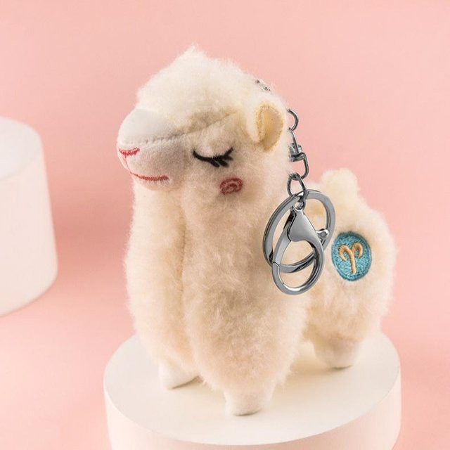 Rd lala Taschenanhänger Alpaka Lama, Plüsch, Unisex - Bild 1